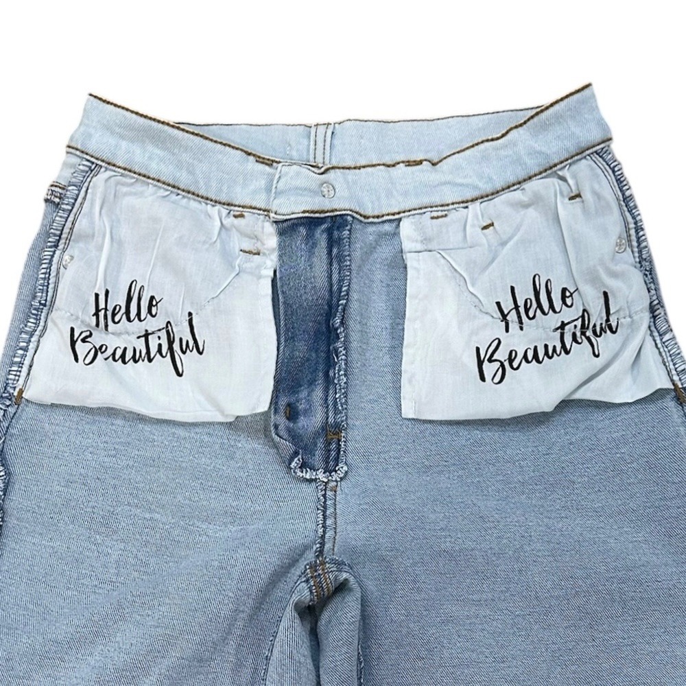 Altar'd State light wash flare jeans 27/5 - Picture 8 of 9